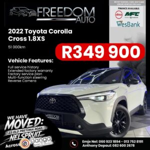 2022 Toyota Corolla Cross 1.8XS