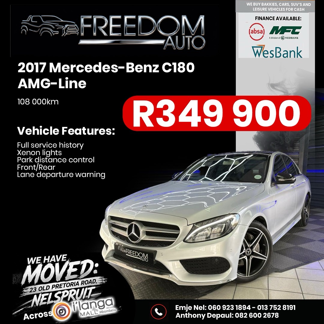 2017 Mercedes-Benz C180 AMG-Line