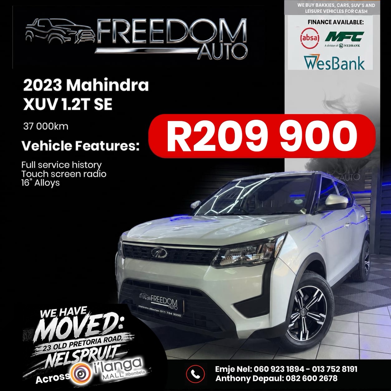 2023 Mahindra XUV300 SE