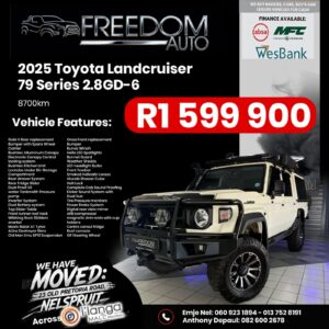 2025 Toyota Landcruiser 79 Series 2.8GD-6