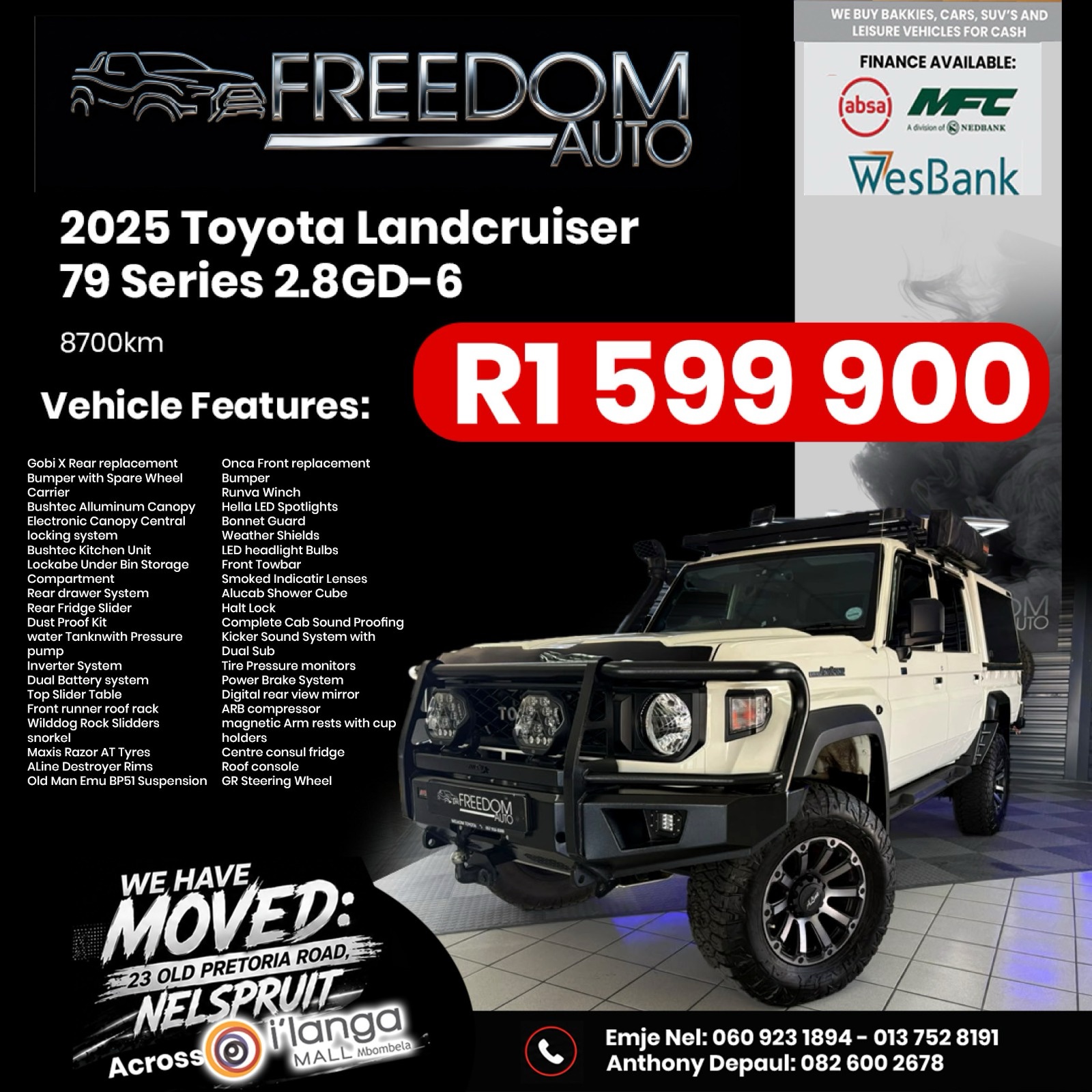 2025 Toyota Landcruiser 79 Series 2.8GD-6